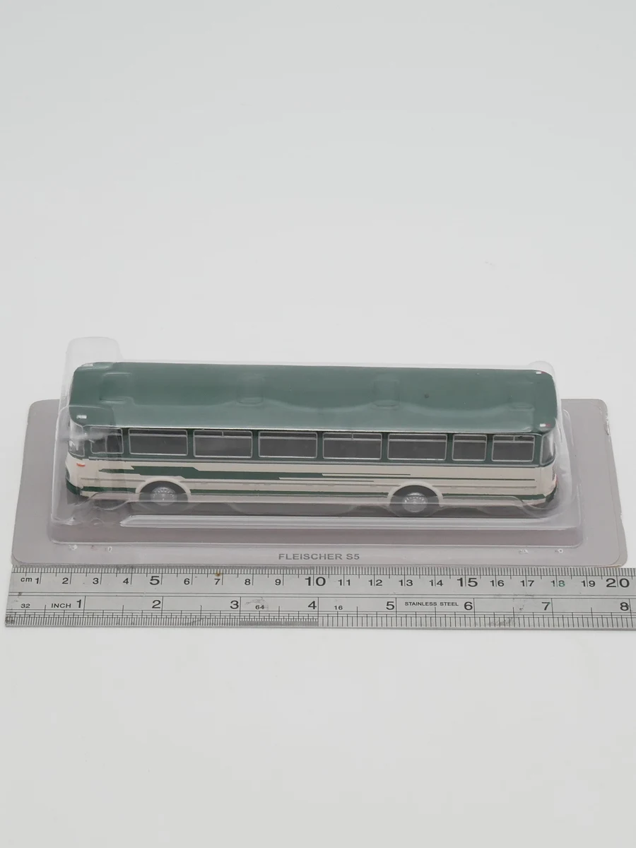 Diecast IXO 1:72 Scale Ist FLEISCHER S5 German Bus Large Bus Metal Toy Car Alloy Car Model Collectible Toy Gift Souvenir Display