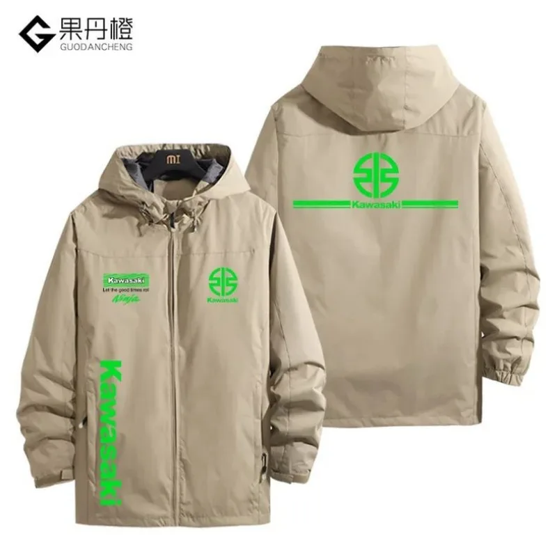 Kawasaki Kawasaki motorcycle NINJA heavy motorcycle riding suit jacket clothing windproof waterproof soft shell flush cotton