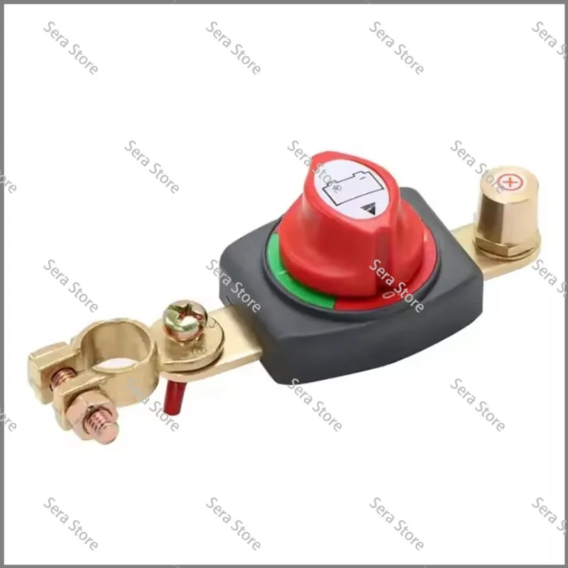 200A brass battery pole power-off one-piece car modification extension accessories power switch