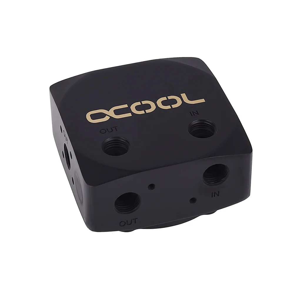 Alphacool Single D5 messing boven refit pompafdekking