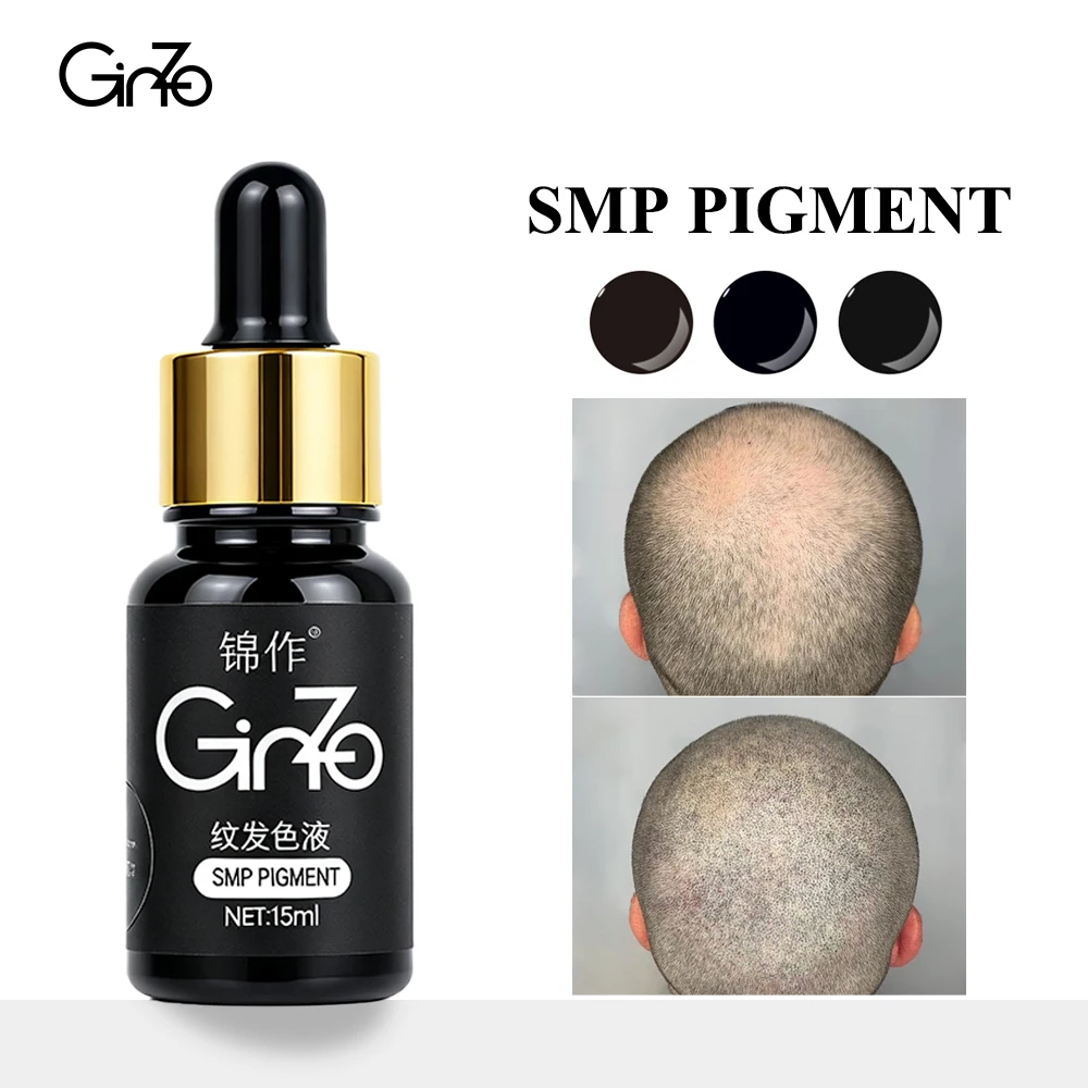 

Black SMP Inks Professional Microblading Pigment for Scalp Micropigmentation Origanic Hair Camouflage Ink Tattoo Supplies