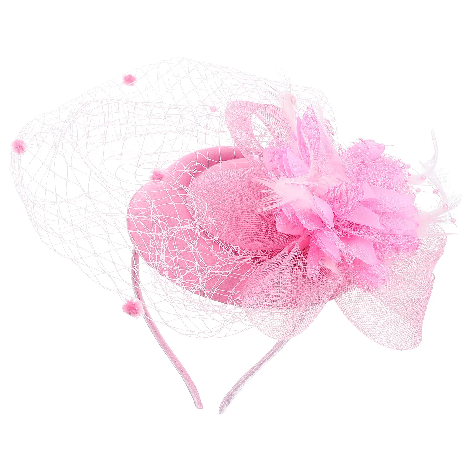 

Винтажная заколка-фасцинатор с сеткой и перьями для волос, свадебный аксессуар для женщин, украшение для прически на вечеринку