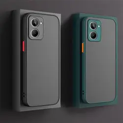 For Realme 10 4G Silicone Case Matte Back Cover For Realmy 11 9 Pro Plus 5G RMX3630 Camera Protection Shockproof Fundas Bumper