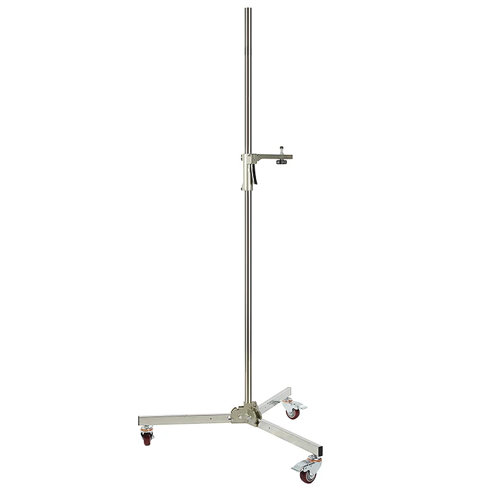 2m Stainless Steel Light Stand,with a Sliding Arm and a Carry Bag Photo Holder Photographer Accessories Lamp Stand