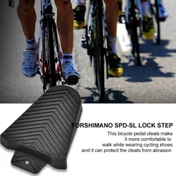 1Pair Quick Release Bike SPD-SL Cleats Cycling Shoes Pedal Rubber Cleat Cover For Protect Bicycle Parts For Out Cycling