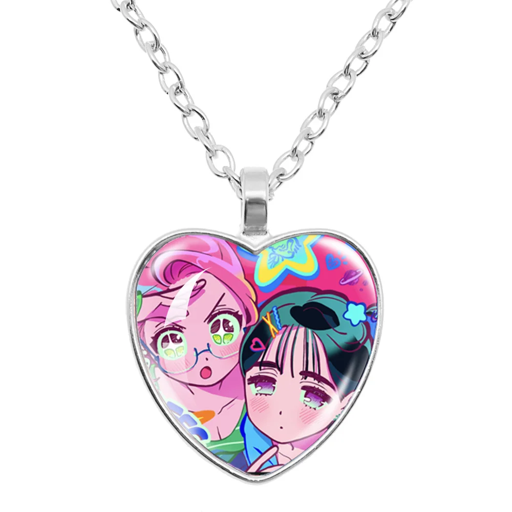 ALIEN STAGE Mizi Sua Luka Till Ivan Glass Heart Necklace Figure Jewelry Cosplay Props Bag Pendant Gifts For Fan Gift Part1