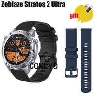 For Zeblaze Stratos 2 Ultra Smart Watch Strap Soft Silicone Belt Watchband women men Screen Protector Film Accessories