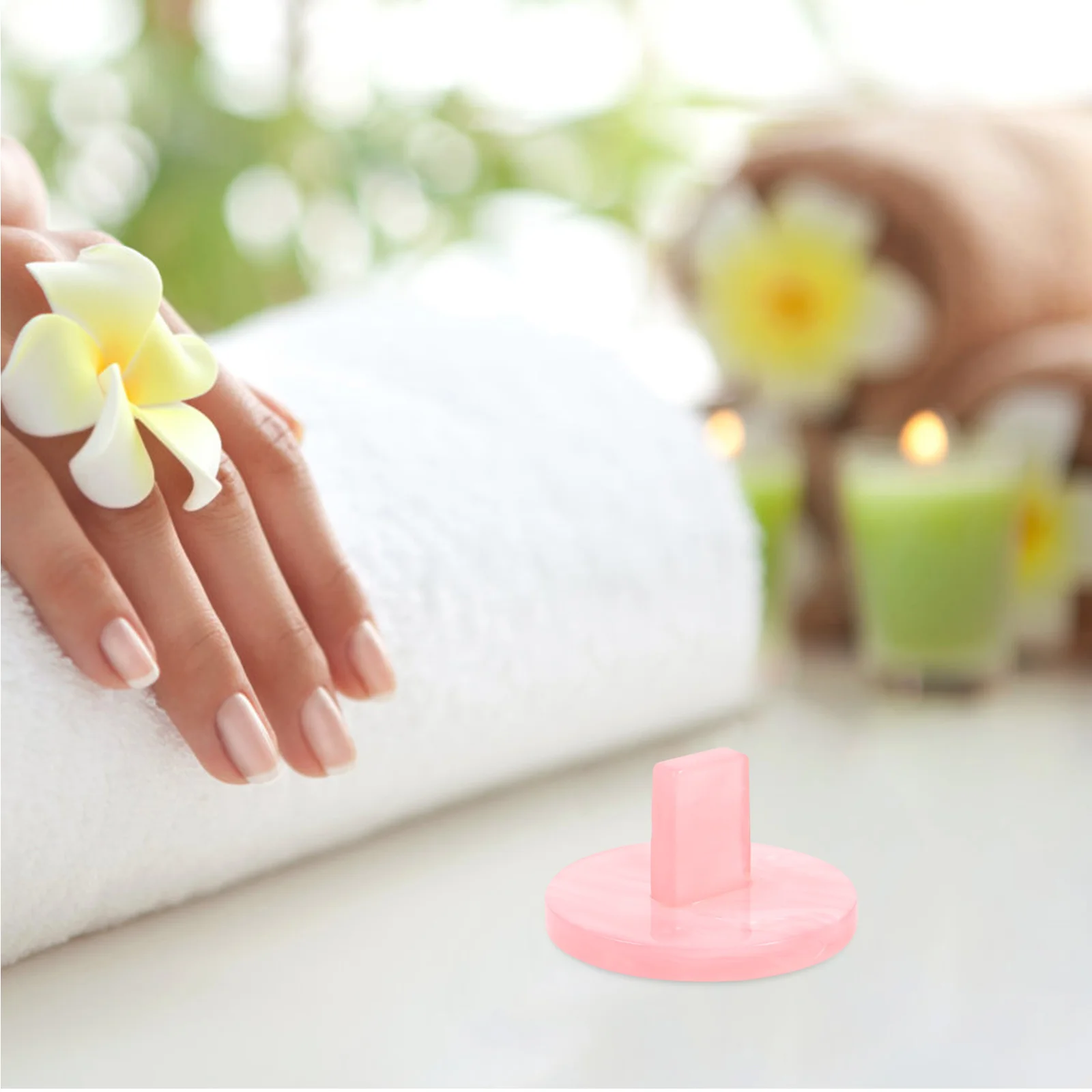 

3Pcs Nail Practice Base Nail Art Display Stand Butterfly Heart Shape False Nails Painting Stand Beginner Tools