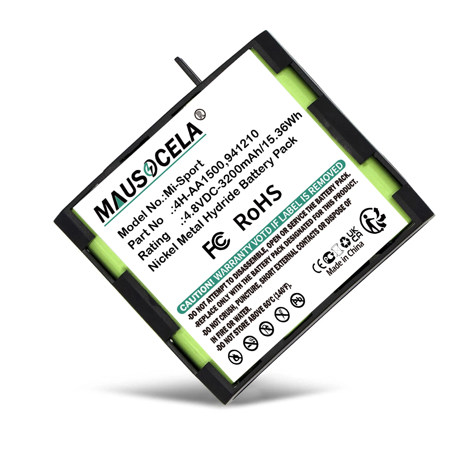 Replacement Battery For Compex:4H-AA1500,941210,Phyiso Rehab Theta Mi-Sport MI-Fitness Runner Long-Lasting Medical Grade Power