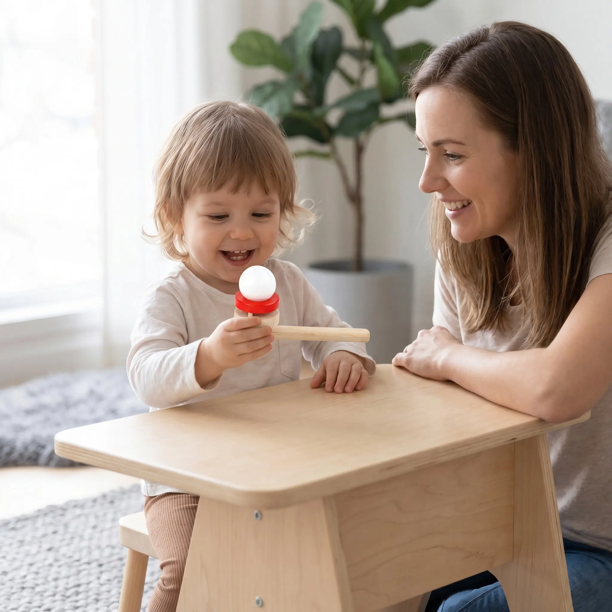 2Pcs Suspension Blowing Ball Colorful Parent Child Game Interactive Educational Blowing Ball Sports for Kids Boys Girls Party