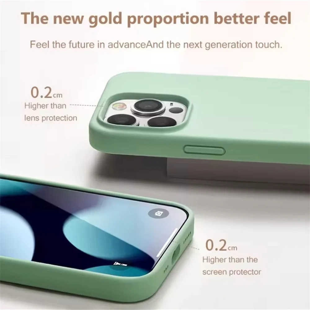 Einfache einfarbige Handyhülle für iPhone 16 Pro Max 15 14 11 12 13 Pro Max 12 16 Pro Luxus stoßfeste Abdeckung – Detail 9