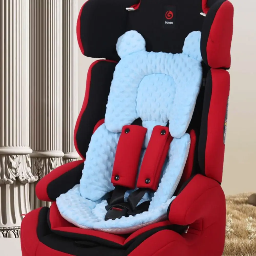 Solid Color Baby Stroller Cushion Baby Seat Cushion Seat Liner Pushchair Car Mat Pram Cushion Car Seat Trolley Mattress