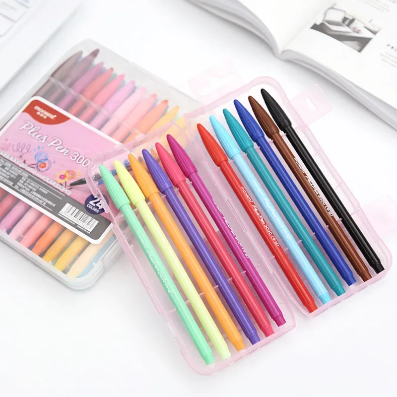 

Watercolor Pen Box Gift Set Children's Primary And Secondary School Students Coloured Neutral Pen Art For Kids Pastel Colors