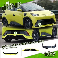 For BYD 2023-2025 EV Seagull Dolphin Mini DC Body kit Sport Tuning Front Bumper Lips Rear DIffuser spoiler EV Auto Tuning Parts
