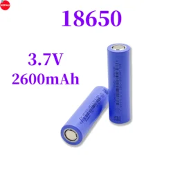 18650 3.7V 2600mAh latest lithium rechargeable battery suitable for LED flashlights and lithium-ion battery pack DIY