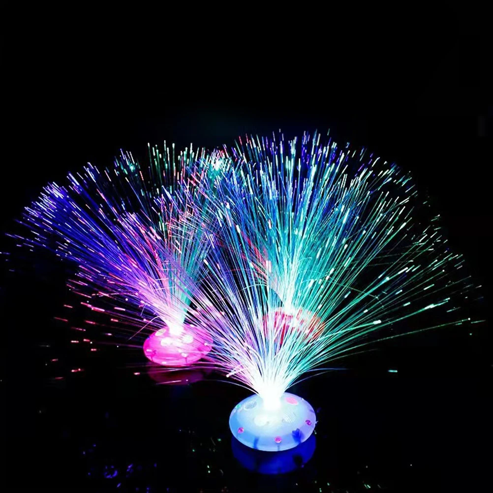 

12pcs Fiber Optic Lights Color Changing Party Atmosphere Light for Festival Christmas Halloween Decoration Novelty Lamp Ambient