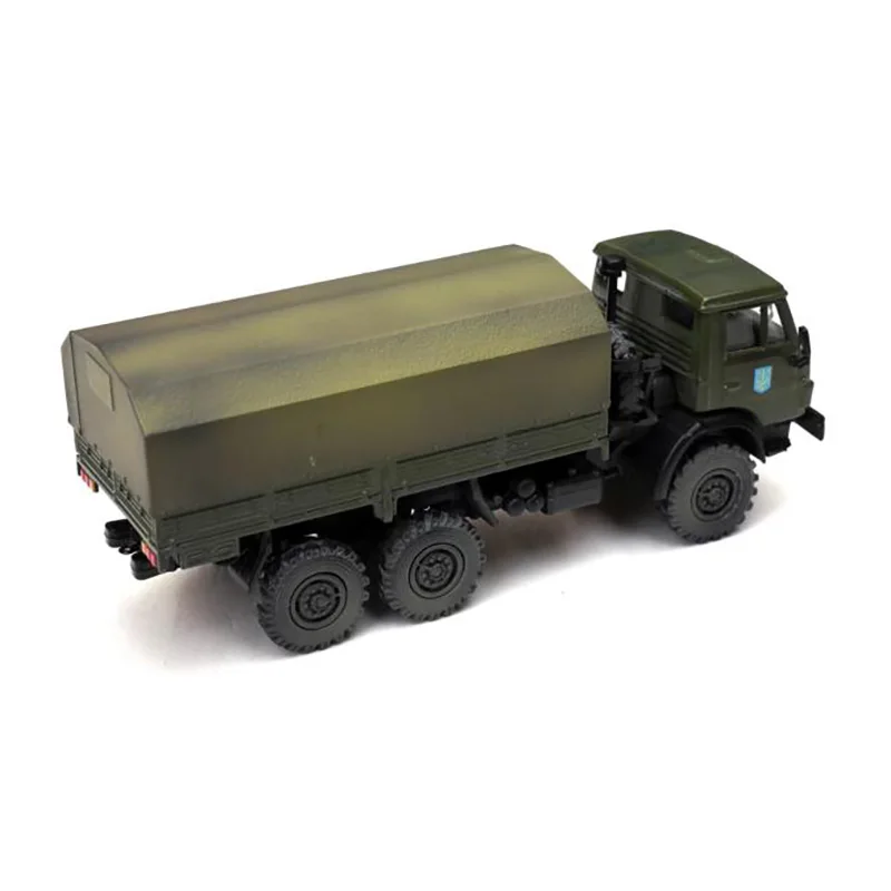 1:72 Scale Kamaz 43101 Truck Classic Plastic Simulation Car Delicacy Model Static Collectible Toy Gift Display