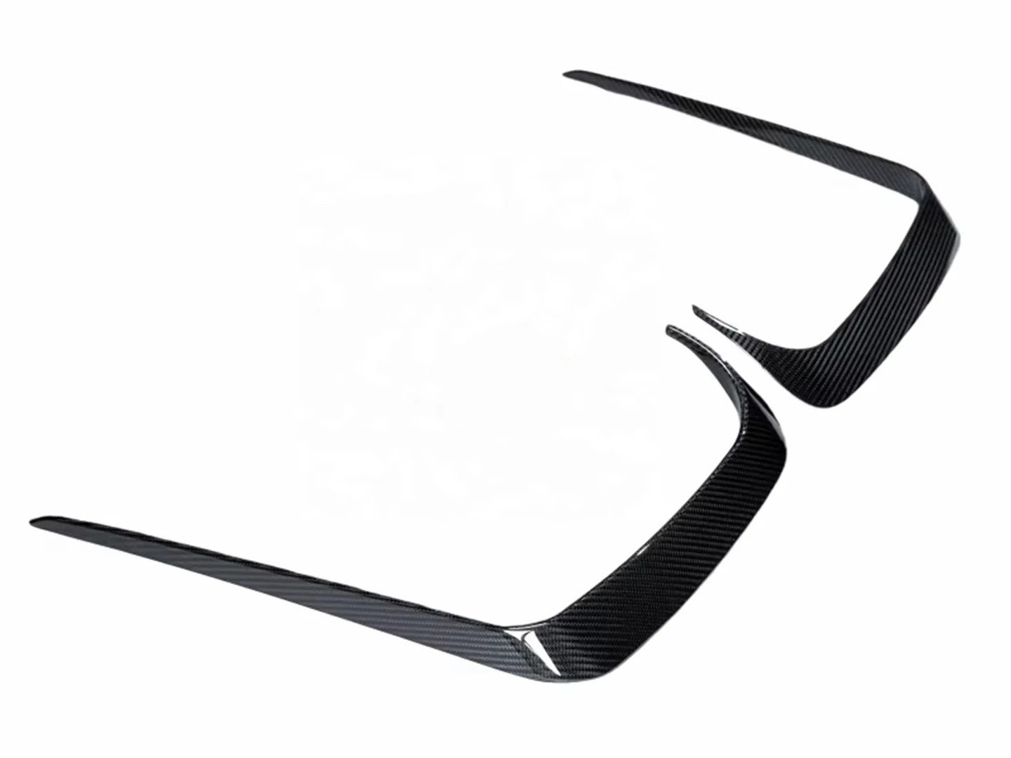 PK Style Dry Carbon Fiber Front Bumper Splitter Front Bumper Canard Wing Front Bumper Upper Trim for Lotus Eletre