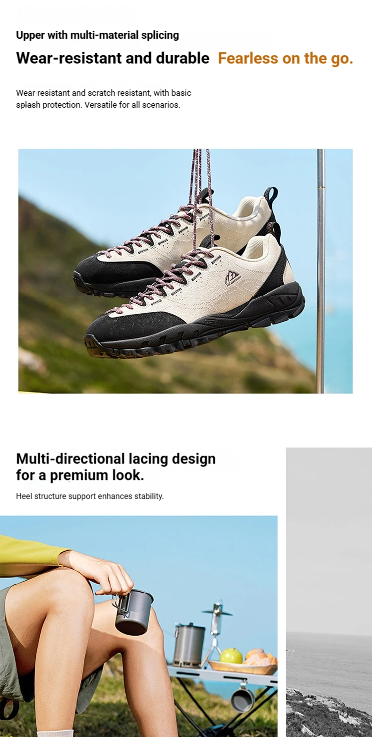 361 Degrees Silva Outdoor-Wanderschuhe für Herren, Weich, Leicht, Atmungsaktiv, Verschleißfest, Gummi, Rutschfest, Herren-Sneakers 672633306 – Detail 6