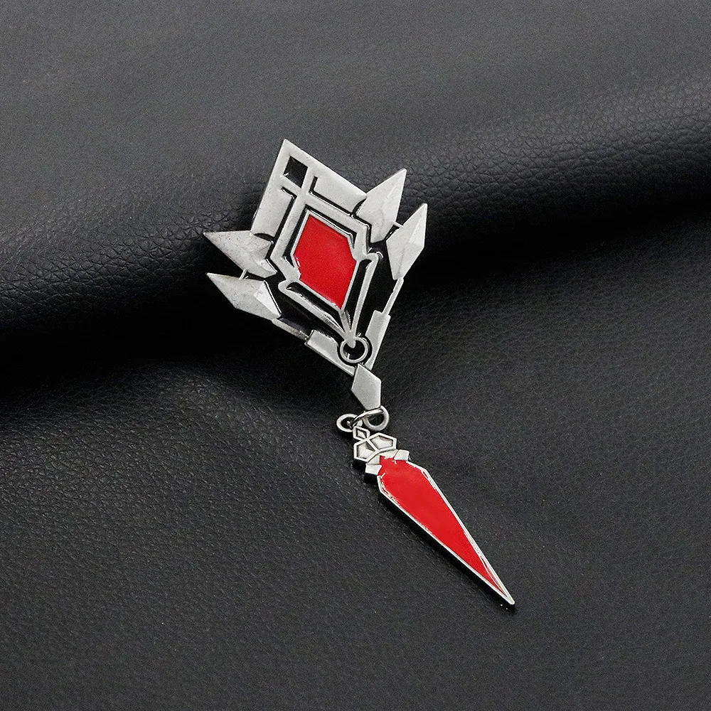 Game Genshin Impact Badge Kazuha Yae Miko Venti Tartaglia Xiao Cosplay Creative Brooch Pin Cosplay Collar Accessories Fans Gift