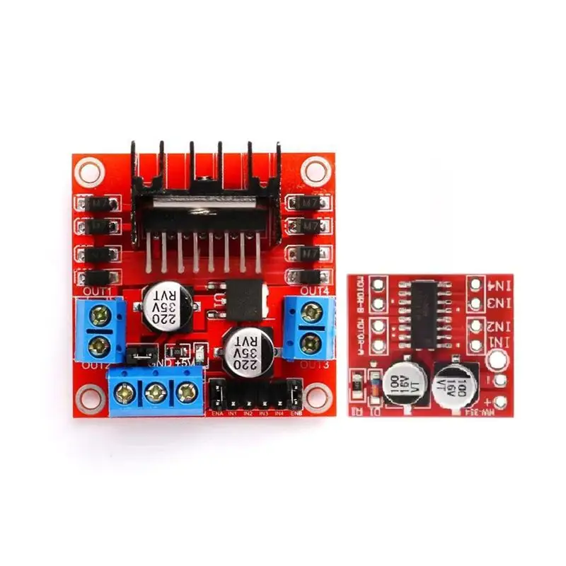 X12A-L298N Motor Driver Board Module Ideal For Robotics And Smart Car Projects Dual H-Bridge Stepper Motor Driver Board Module 2