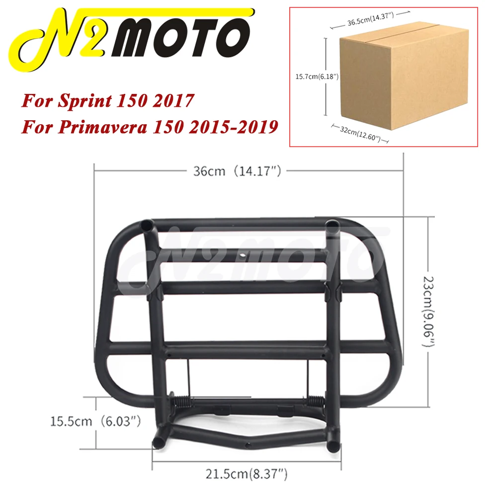 For Primavera 150 2015-19 Scooter Front Luggage Cargo Carrier Holder Motorcycle Luggages Shelf Baggage Rack For Sprint 150 2017