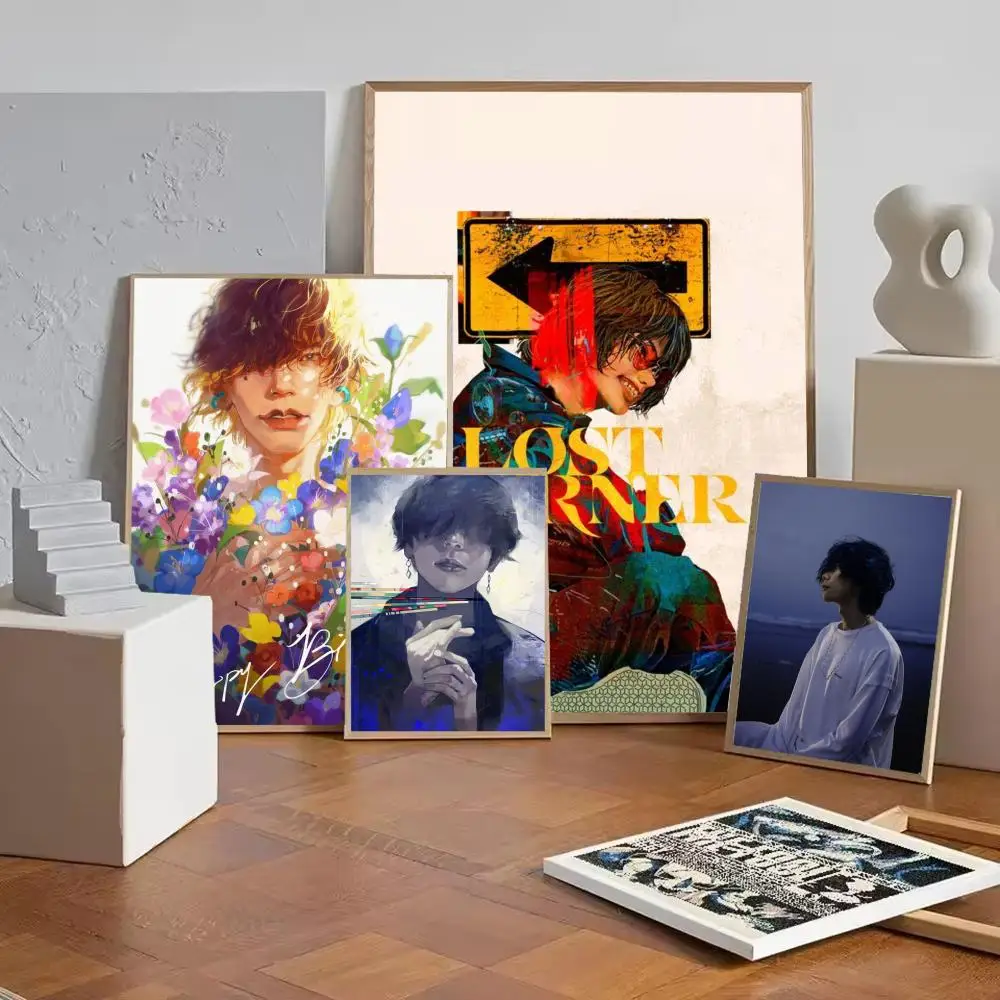 Japanese Singer Kenshi Yonezu Poster Paper Print Home Living Room Bedroom Entrance Bar Cafe Art Painting Decoration