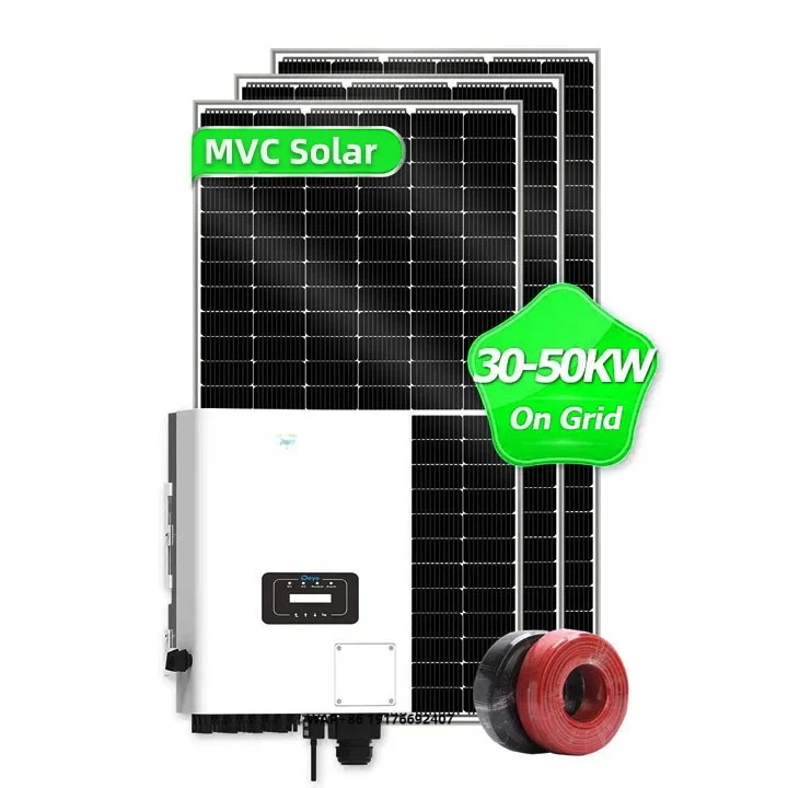 On-grid Deye Inverter DIY Solar System Grid Tie Complete Kit 50kW 40kW 30kW for Factory Building Office
