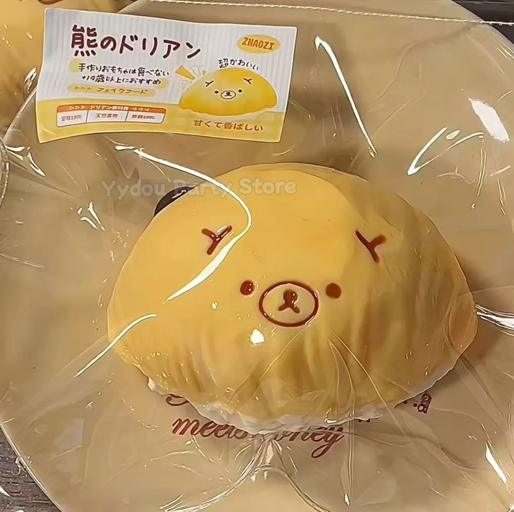 Auf Lager: Süßer Bär Squishy Melone Pfirsich Durian Langsam Rückfedernd Stressabbau Quetschspielzeug Anti-Angst Fidget Sensorisches Quetsch-Geschenk – Detail 4