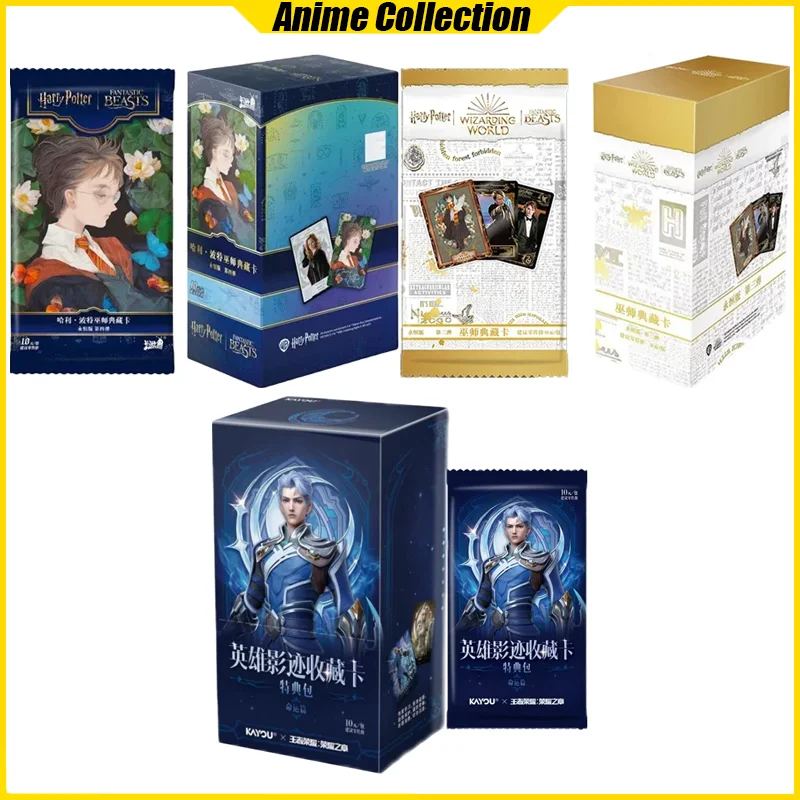 

KAYOU Harry Potter Cards Honor of Kings Anime Collection Cards Mistery Box Board Games Toys Birthday Gifts for Kids
