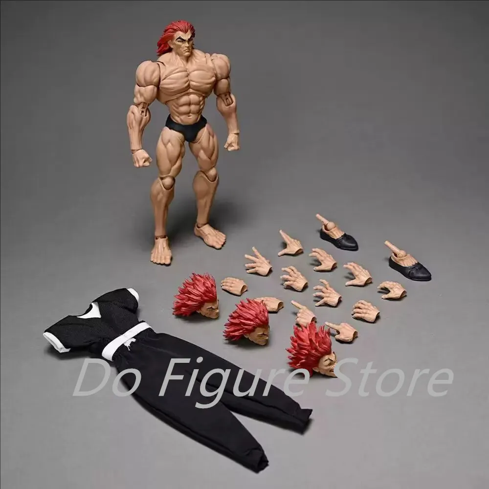 Storm Toys Hanma Yujiro Action Figure St Grappler Serie Real Clothes Action Figures Models Toys Joint Movable Doll Birthday Gift