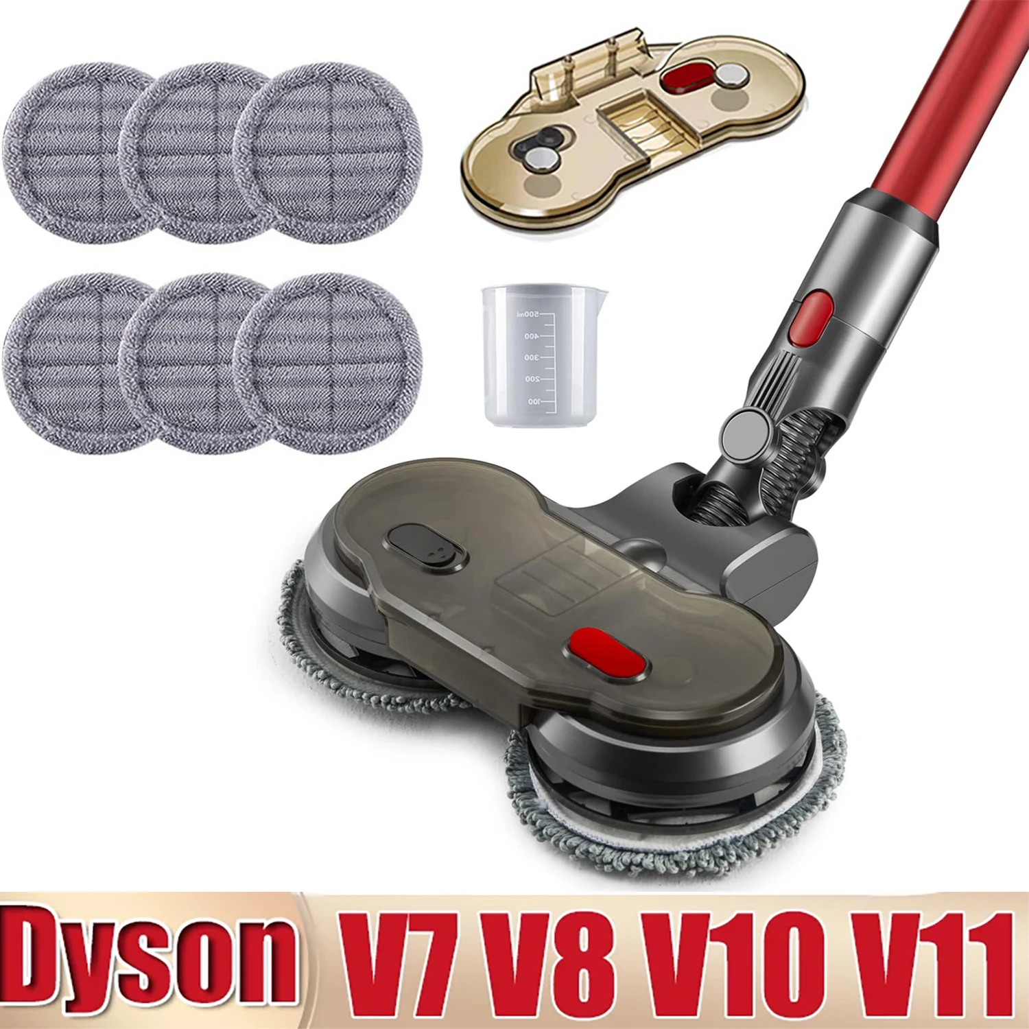 Насадка для влажной швабры Dyson V7V8V10V11V15, 6 шт.