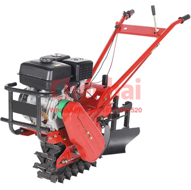 Chain Track Micro-tiller Self-propelled Trencher Multifunctional Plougher