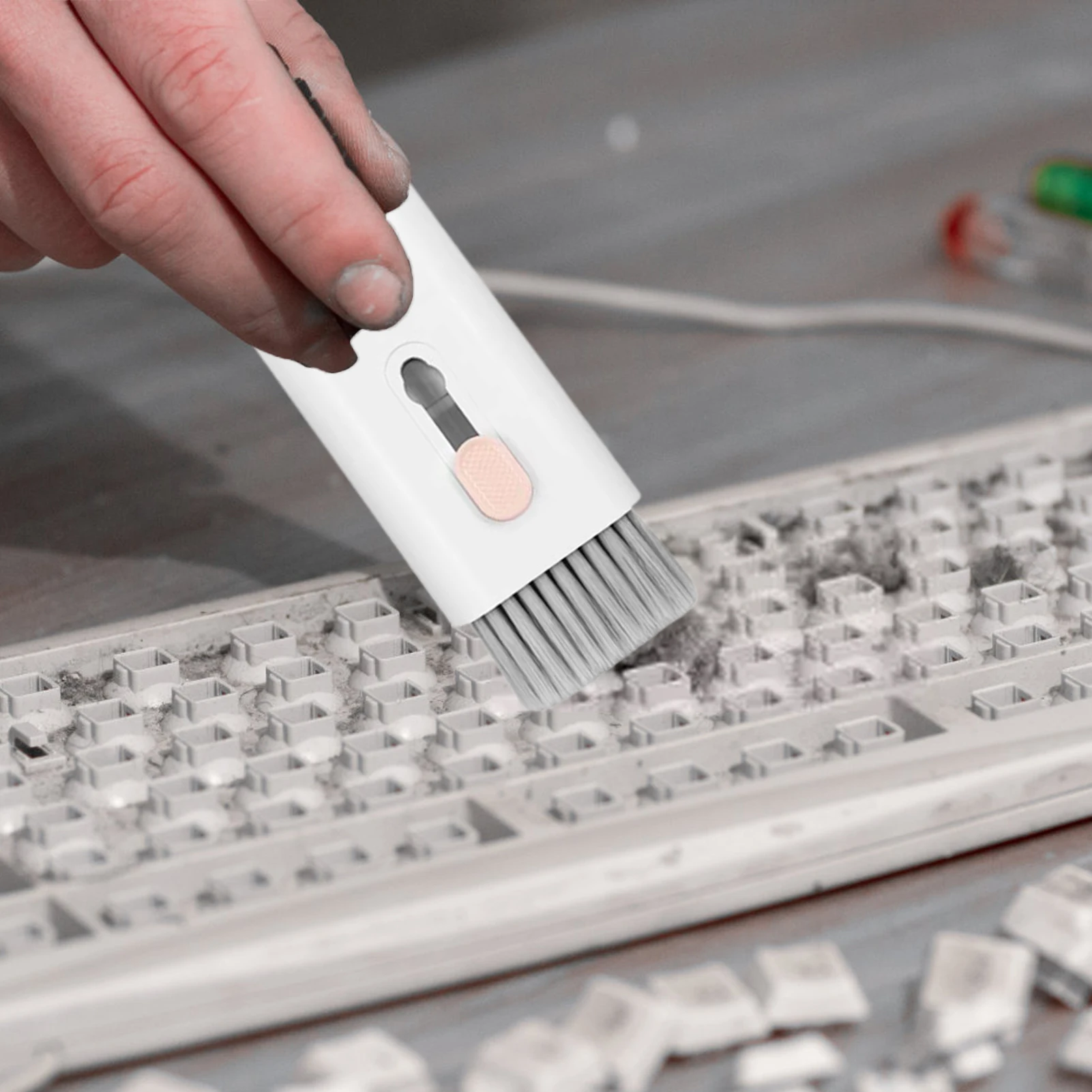 لوحة المفاتيح تنظيف عدة الكمبيوتر لوحة المفاتيح الأنظف مع مفتاح غطاء أداة إزالة ستوكات تنظيف الملابس للهواتف الإلكترونية