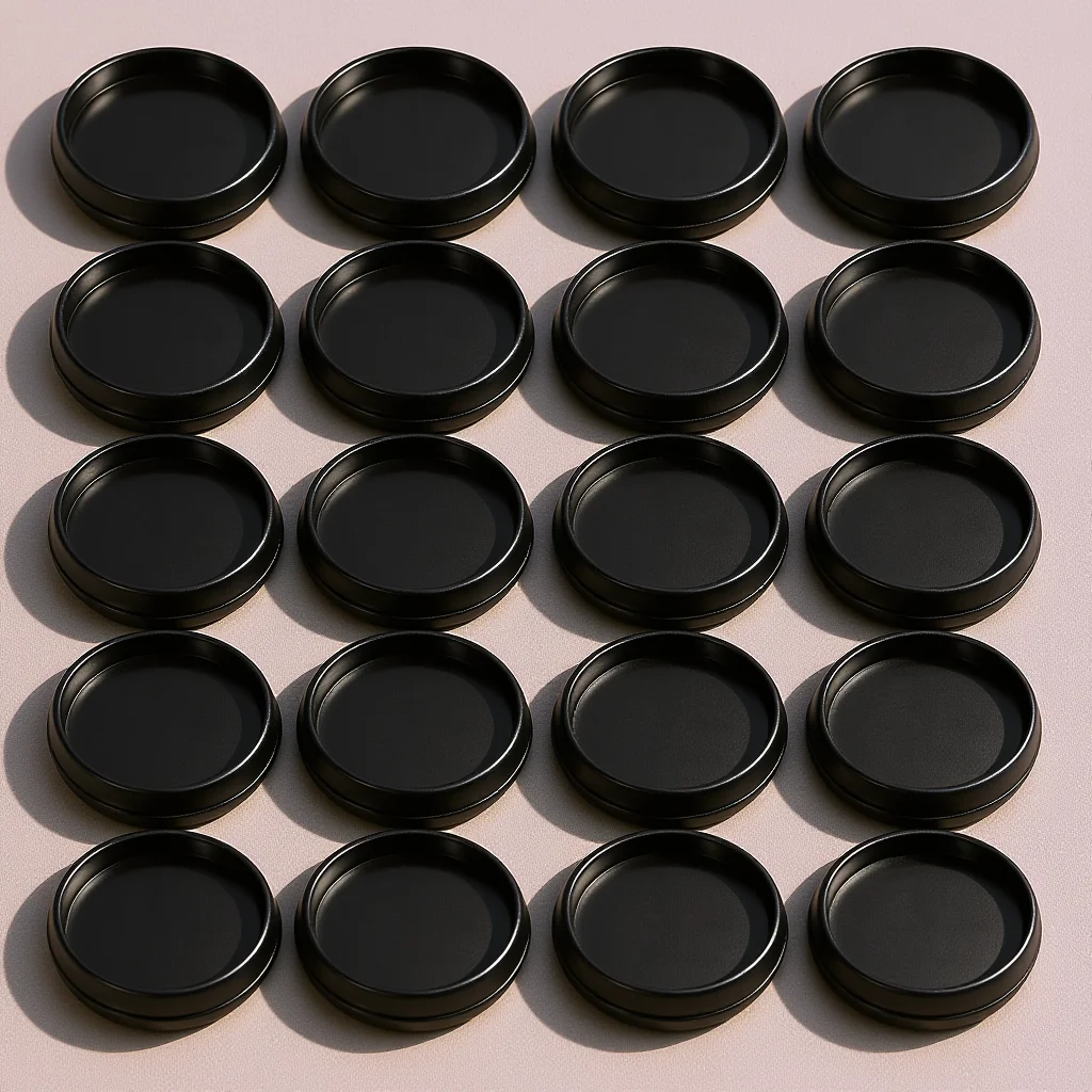 

100Pcs Disc Binder Rings Mushroom Hole Plastic Book Binding Discs for Loose Leaf Photo Albums Flexible Notebook Planner Binding