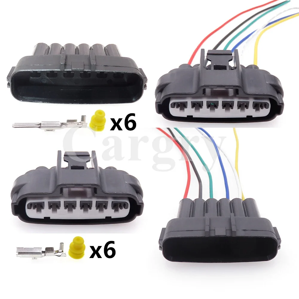 

1 Set 6P MG643796 90980-11858 7283-1968-30 AC Assembly Auto Throttle Plug Car Accelerator Pedal Socket For Toyota Mitsubishi