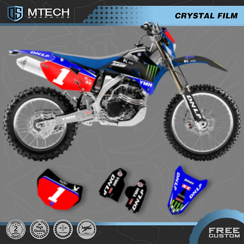 

DSMTECH мотоциклетные графические наклейки, комплекты наклеек для Yamaha WR250F WRF250 2007-2014 WR450F WRF450 2007-2011 004