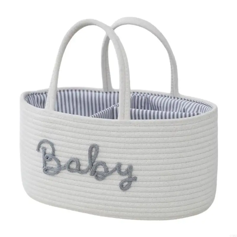 CORB Portable Mom Bag for Diaper & Wipes Cotton Cloth Nursery Organizes for Parents