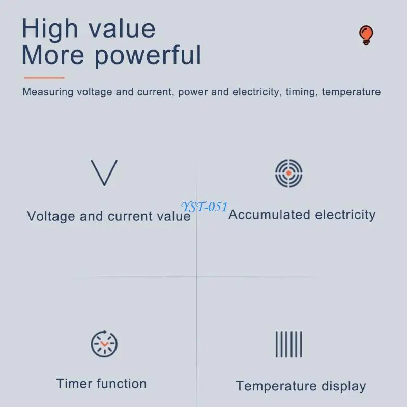 

E15A Voltmeter Ammeter Digital Current Power Energy Meter Color Display Test