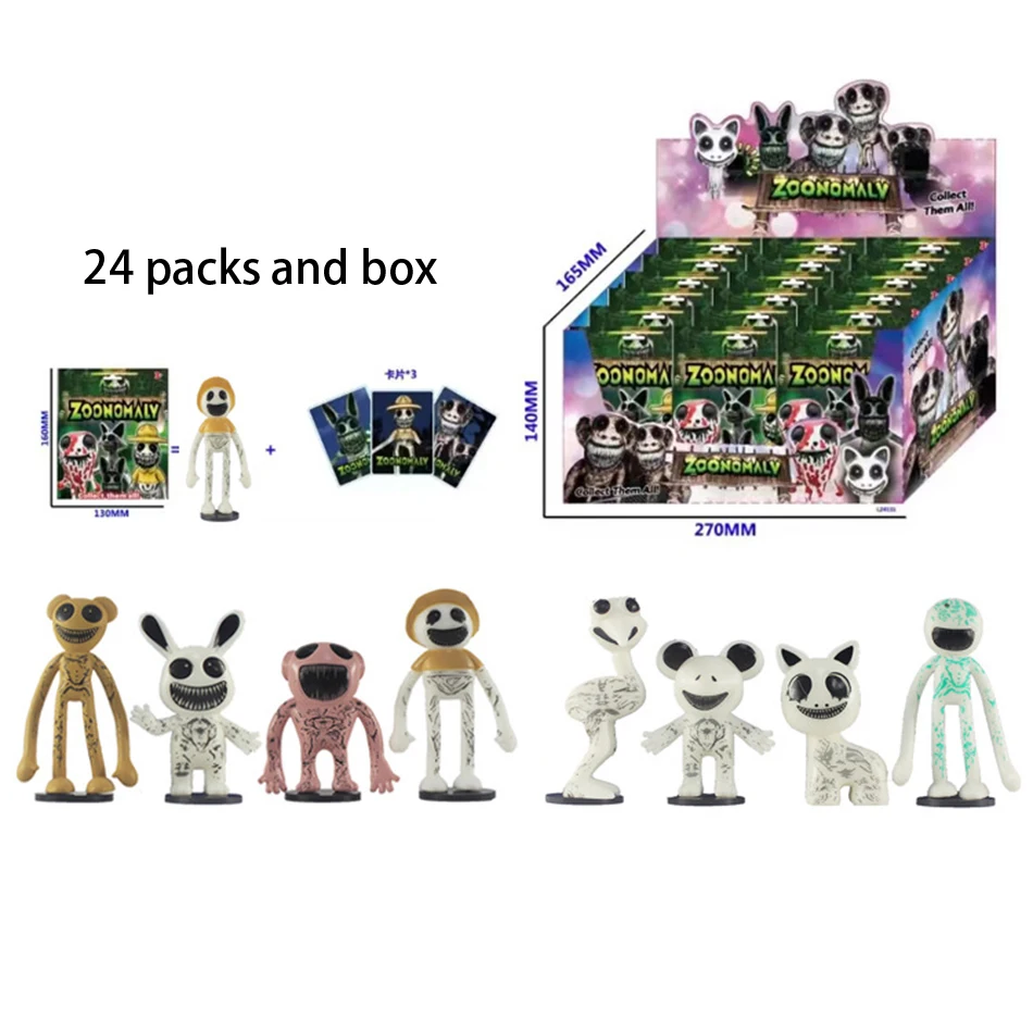 Zoonomaly Blind Box Anime figures Mystery Box game Doll Figure PVC model Toys desktop Decorative Kids birthday Christmas Gifts