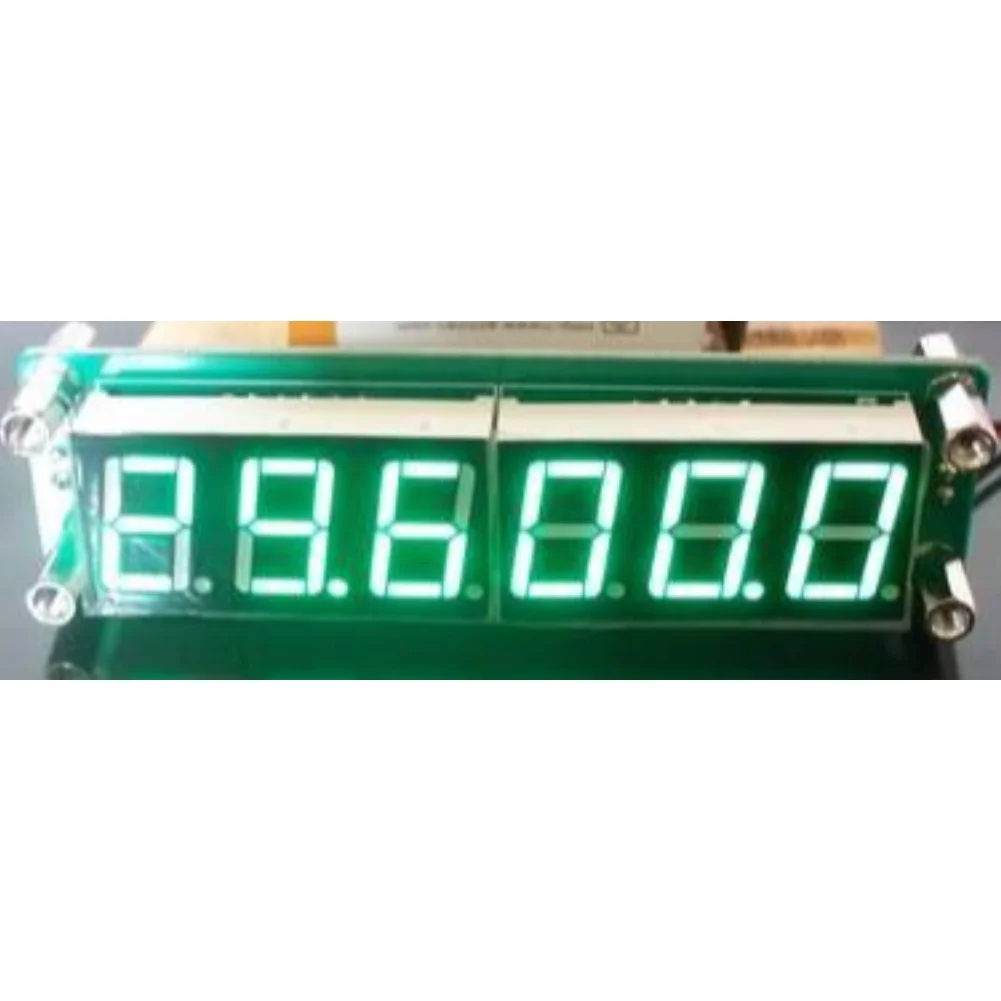 

Модуль частотомера с 6 светодиодами, 0,1 МГц - 65 МГц, LED-дисплей, с компенсацией частоты и температуры TCXO, 1 шт.