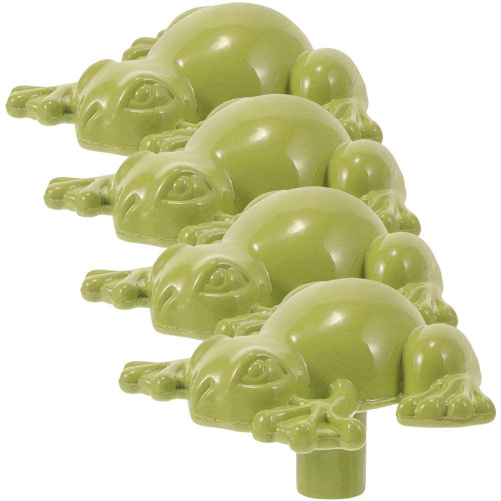 

4pcs Frog Shaped Cabinet Handles Zinc Alloy Drawer Knobs Vintage Wardrobe Door Pulls Decorative niture Accessories