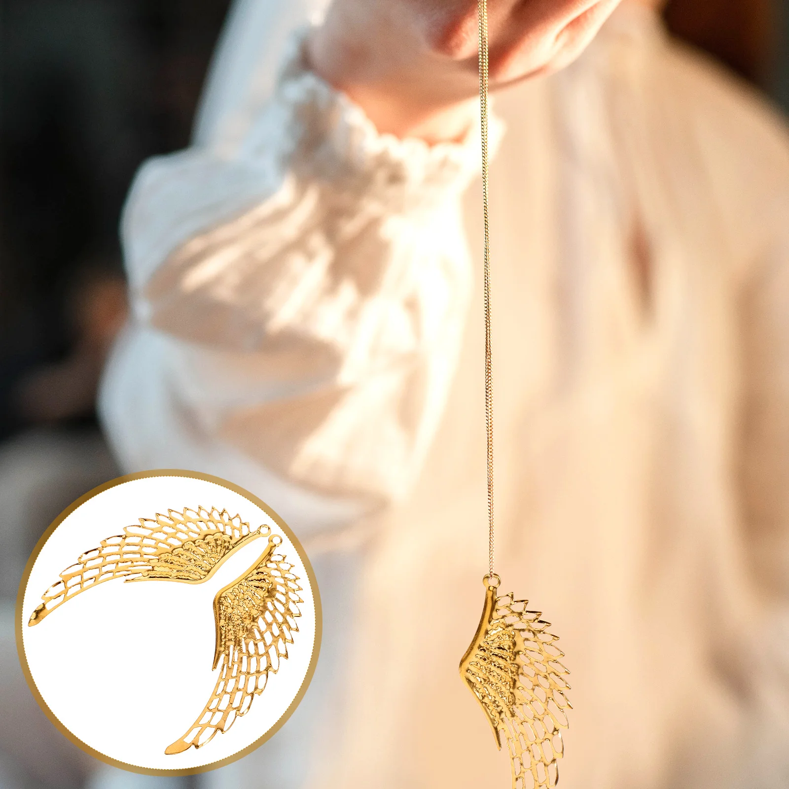 

10 Pairs Angel Wing Charm Wing Pendant Small Metal Wing for DIY Bracelet Necklace Earring christmas jewelry pendants