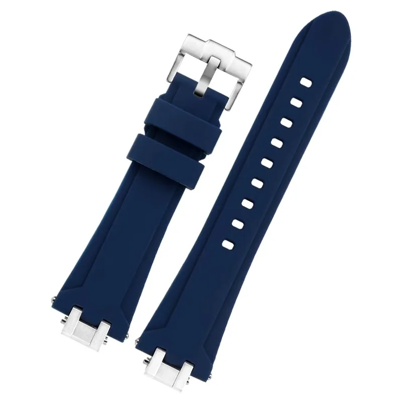 For MAURICE LACROIX AIKON Series AI6008 AI6007 AI6058 AI6038 AI1108 Dedicated Quick Release Rubber Strap Waterproof Watchband