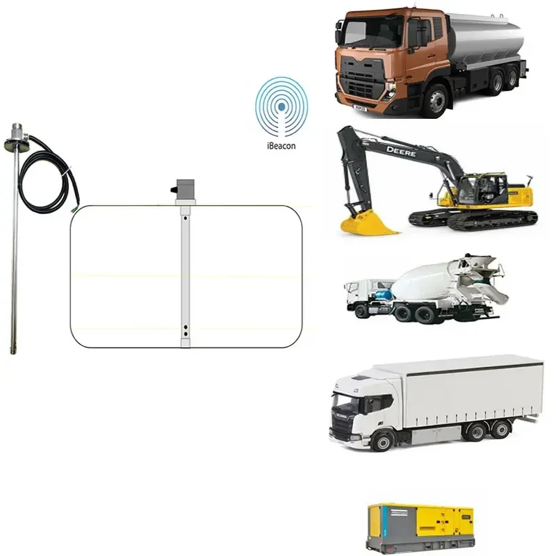 2026/Blue Tooth  Capacitive Truck Fuel Level Sensor for  Fleet Fuel Monitoring Telematics