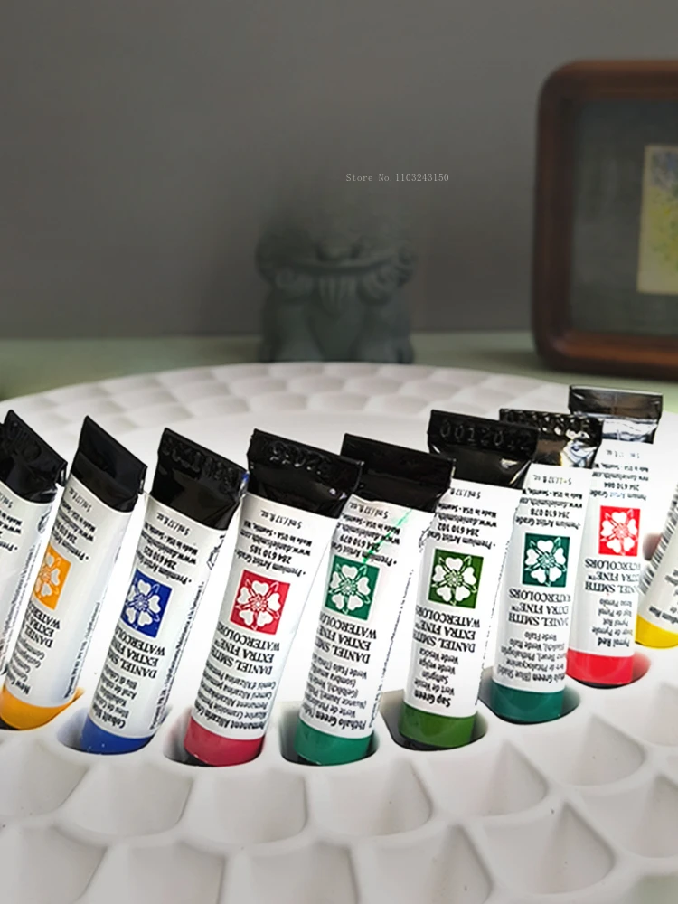 DS Master Ultra Fine Watercolor Pigment Pearl / Fluorescent Series 5ml Pojedynczy rurowy surowiec mineralny Materiały do malowania artystycznego — zdjęcie produktu 4