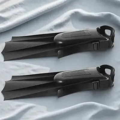 

Diving Fins Size Black Snorkel Fins Soft Swimming Flippers Swim Training Flippers Teenagers Men Women Diving Shoes