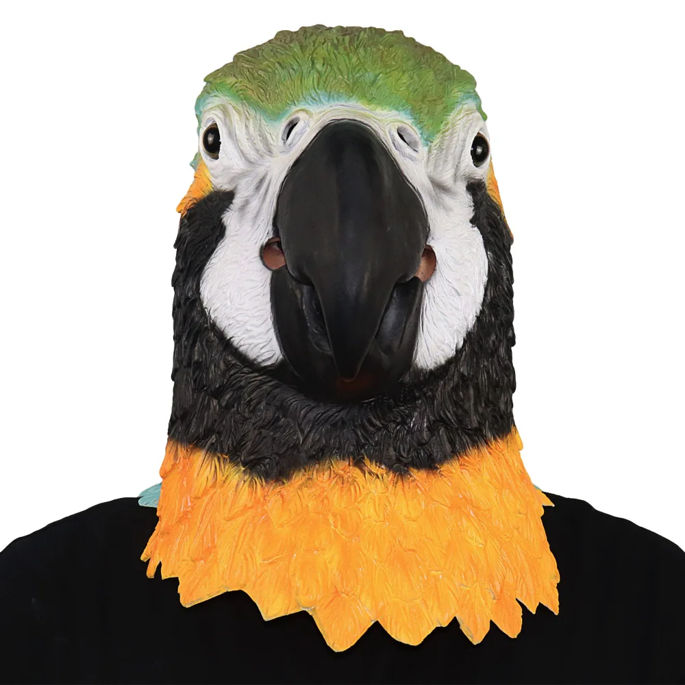 High-grade Realistic Parrot Mask Cute Parrot Headgear Modeling Performance Anime Headgear Bar Party Spoof Compulsion