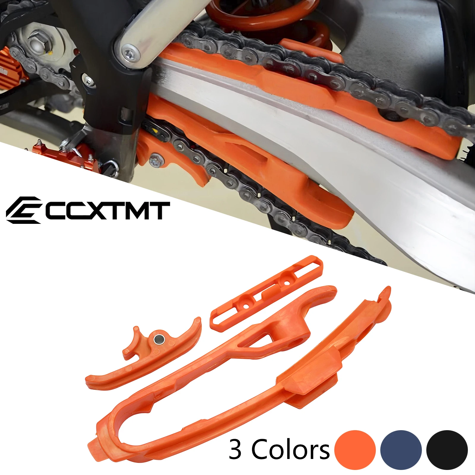 Braçadeira de mangueira de freio corrente deslizante peça guarda kit para ktm sx xc xcf sxf smr enduro smc 125 150 250 300 350 450 690 2008-2020