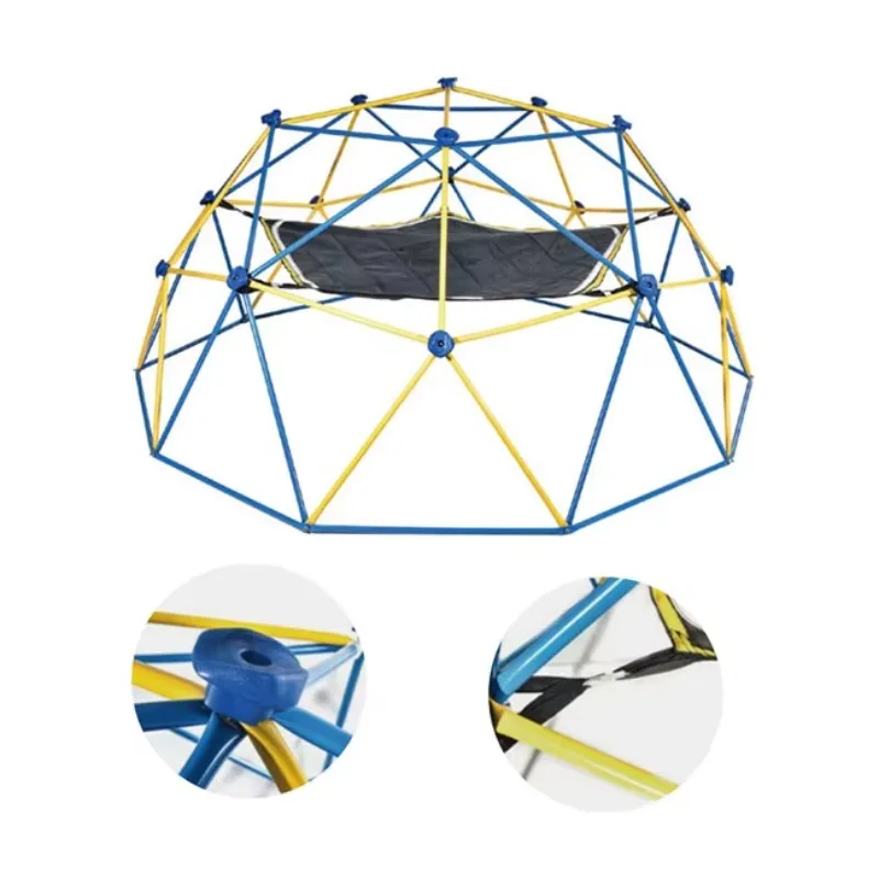Kids Outdoor Dome Net Climbing  Dome With Swing Hammock  Outdoor Playground for Children Play Set